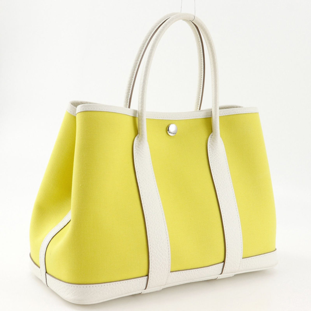 Hermes Garden Party TPM Toile Officier Country Handbag