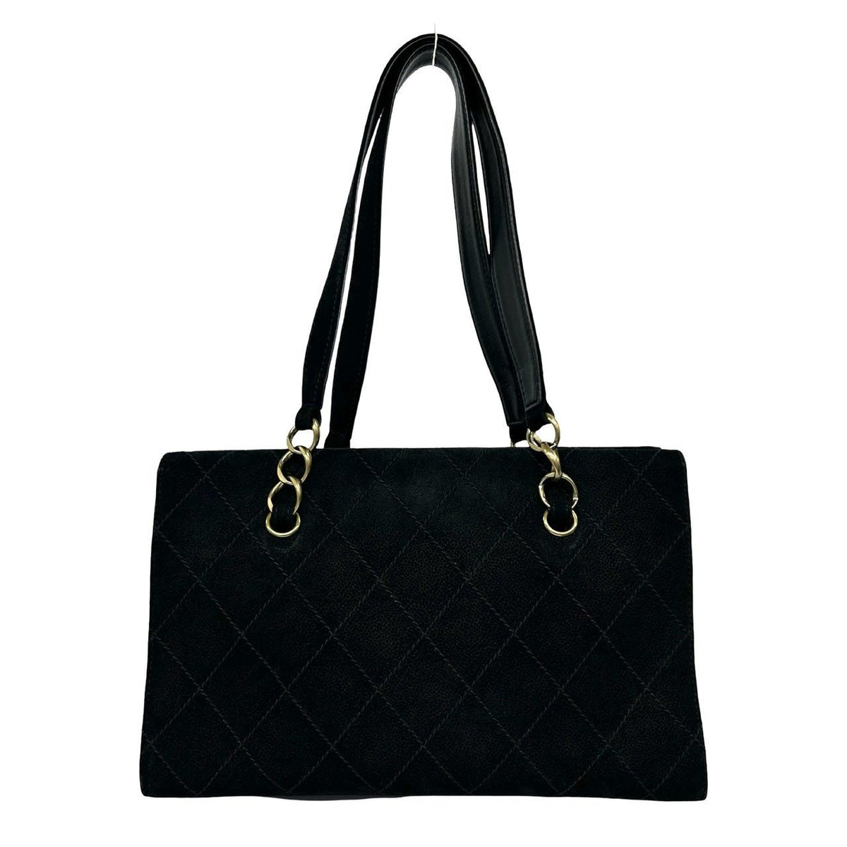 Chanel Coco Mark Suede Leather Tote Bag
