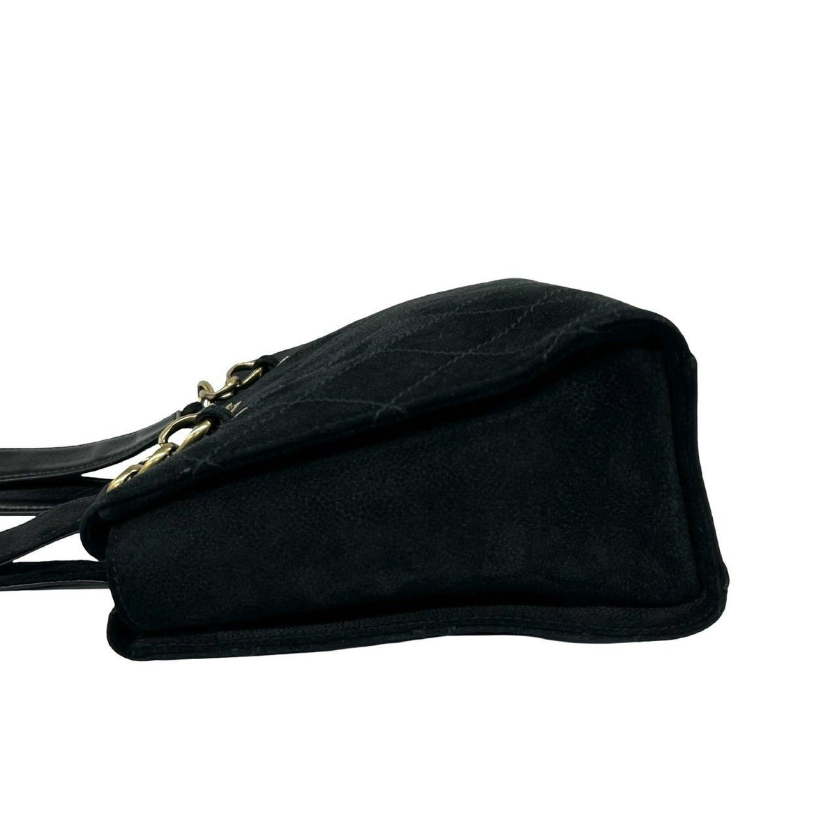 Chanel Coco Mark Suede Leather Tote Bag
