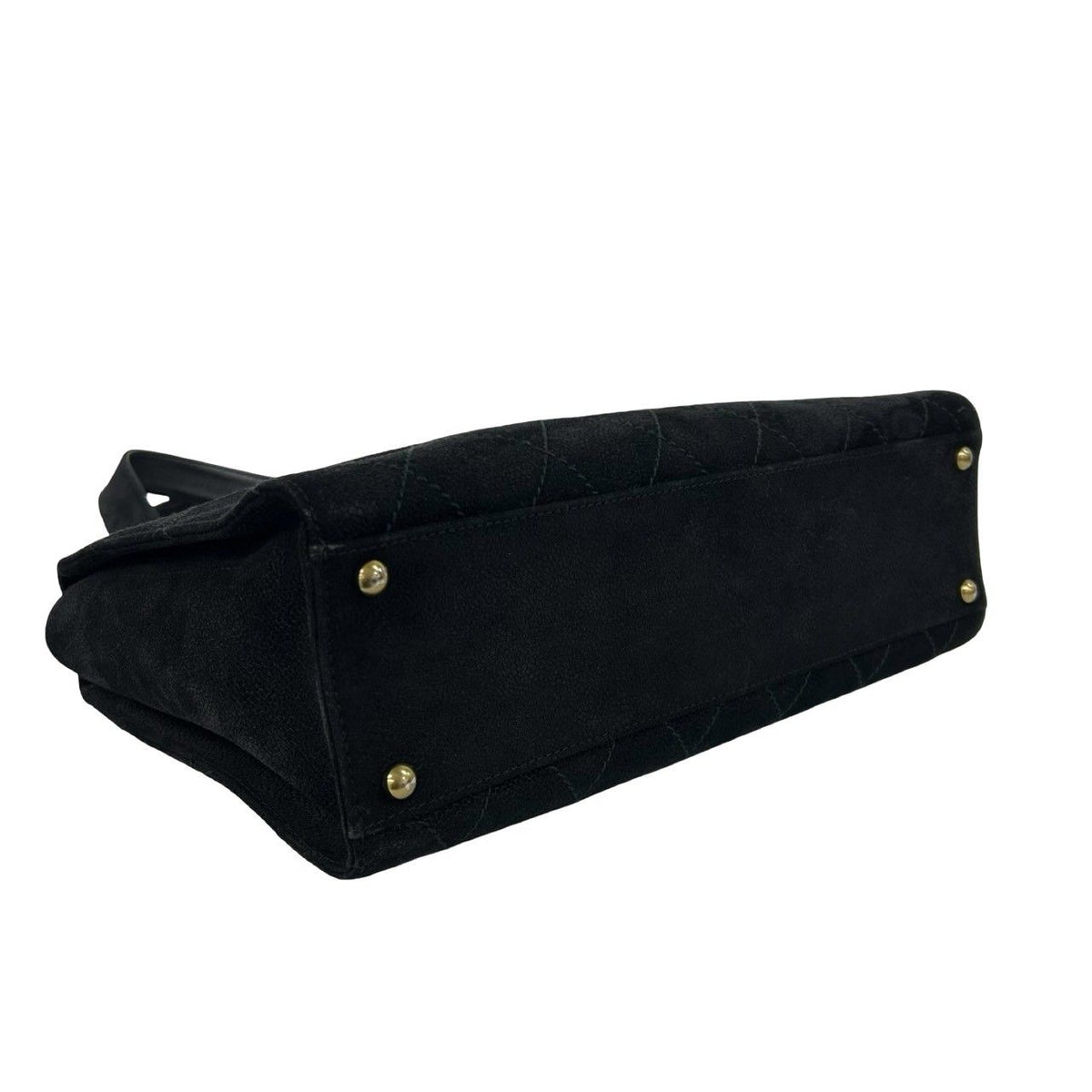 Chanel Coco Mark Suede Leather Tote Bag