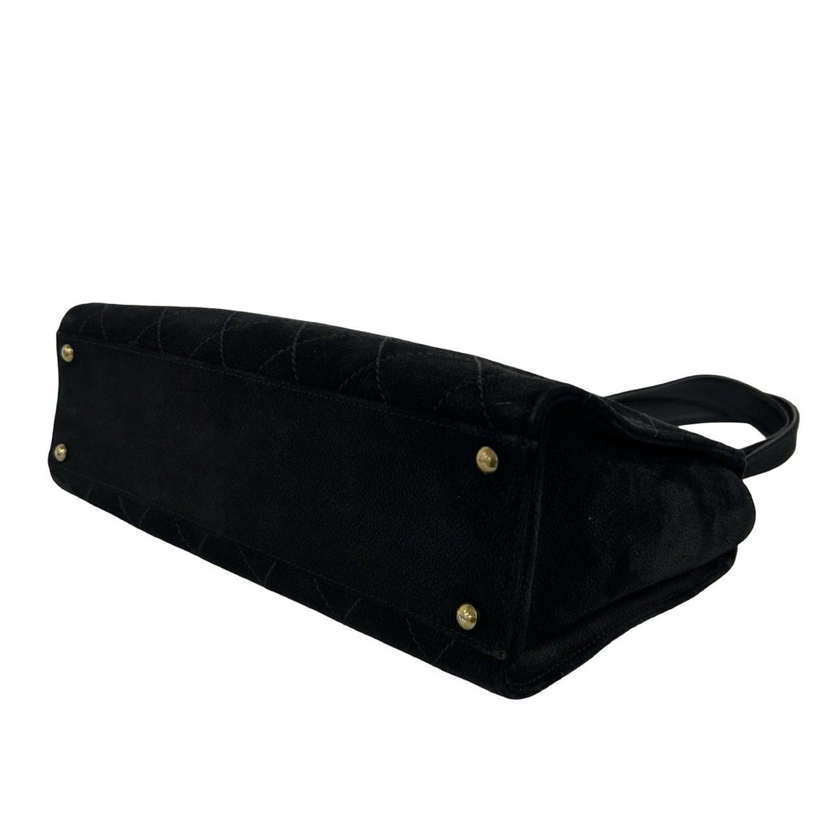 Chanel Coco Mark Suede Leather Tote Bag