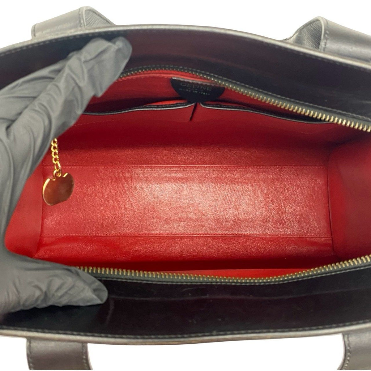 Celine Star Ball Leather Shoulder Bag