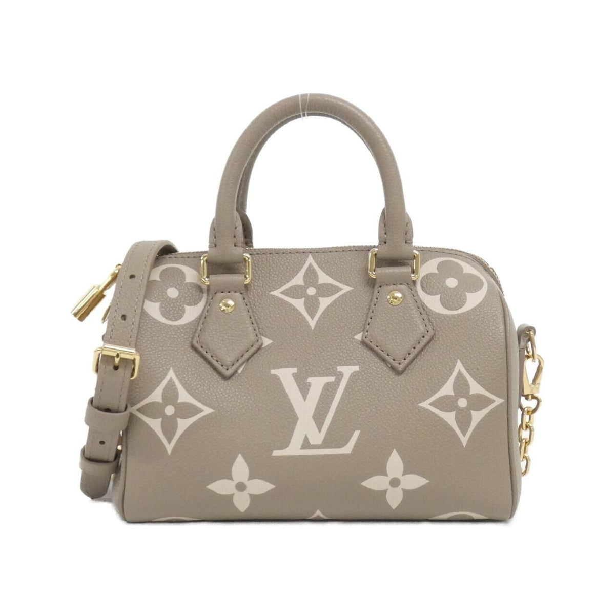 Louis Vuitton Bicolor Monogram Empreinte Speedy Bandouliere Boston Bag