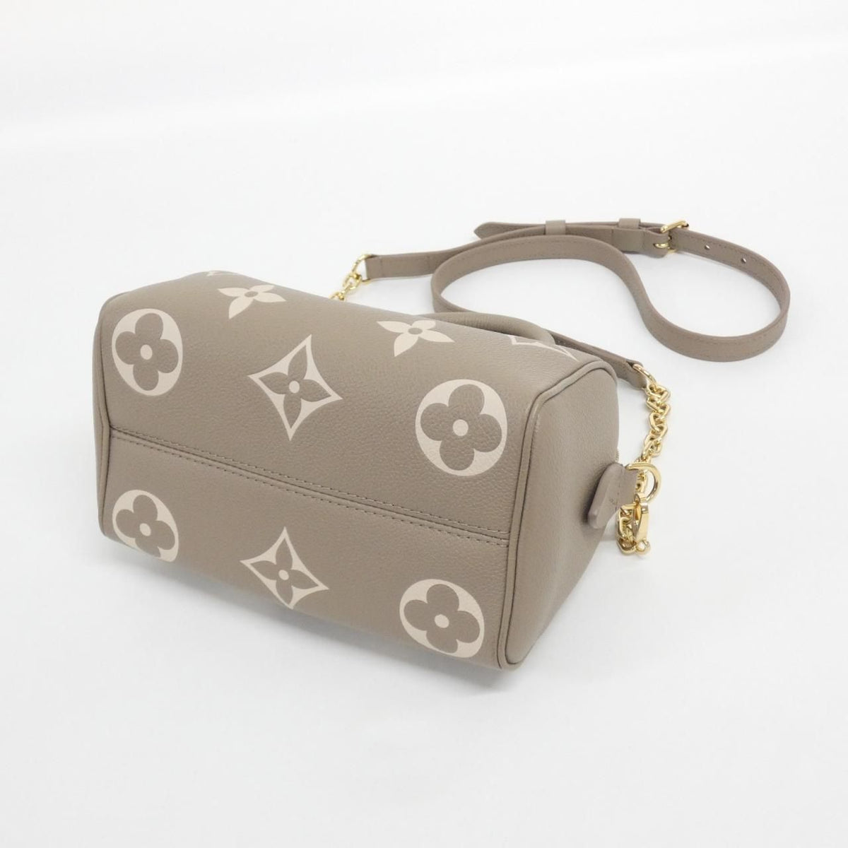 Louis Vuitton Bicolor Monogram Empreinte Speedy Bandouliere Boston Bag