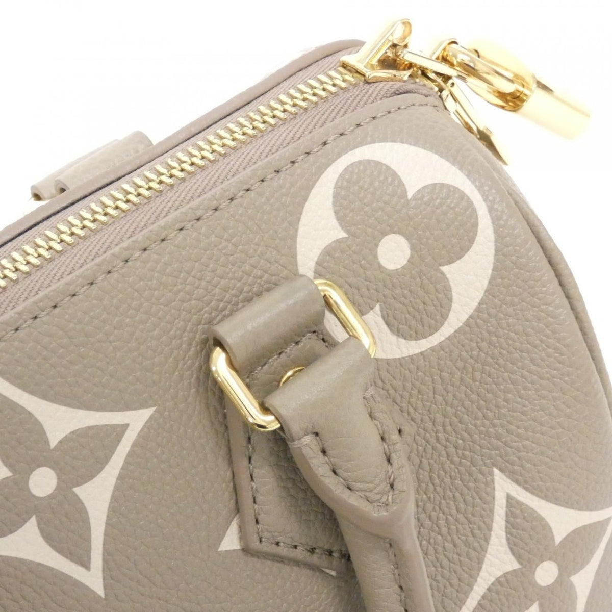 Louis Vuitton Bicolor Monogram Empreinte Speedy Bandouliere Boston Bag