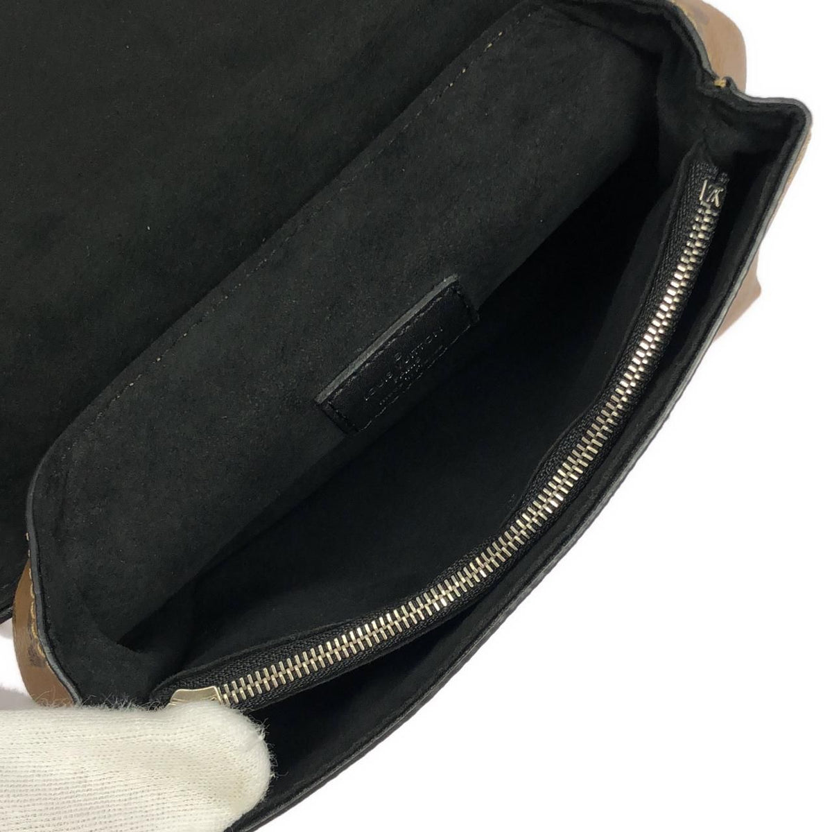 Louis Vuitton Pochette Kabuki Mask Monogram Coated Canvas Shoulder Bag