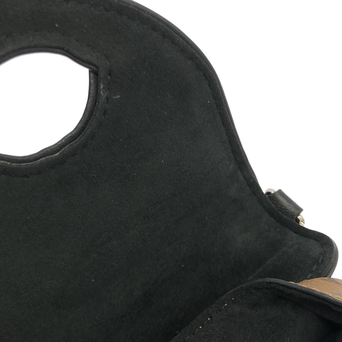 Louis Vuitton Pochette Kabuki Mask Monogram Coated Canvas Shoulder Bag