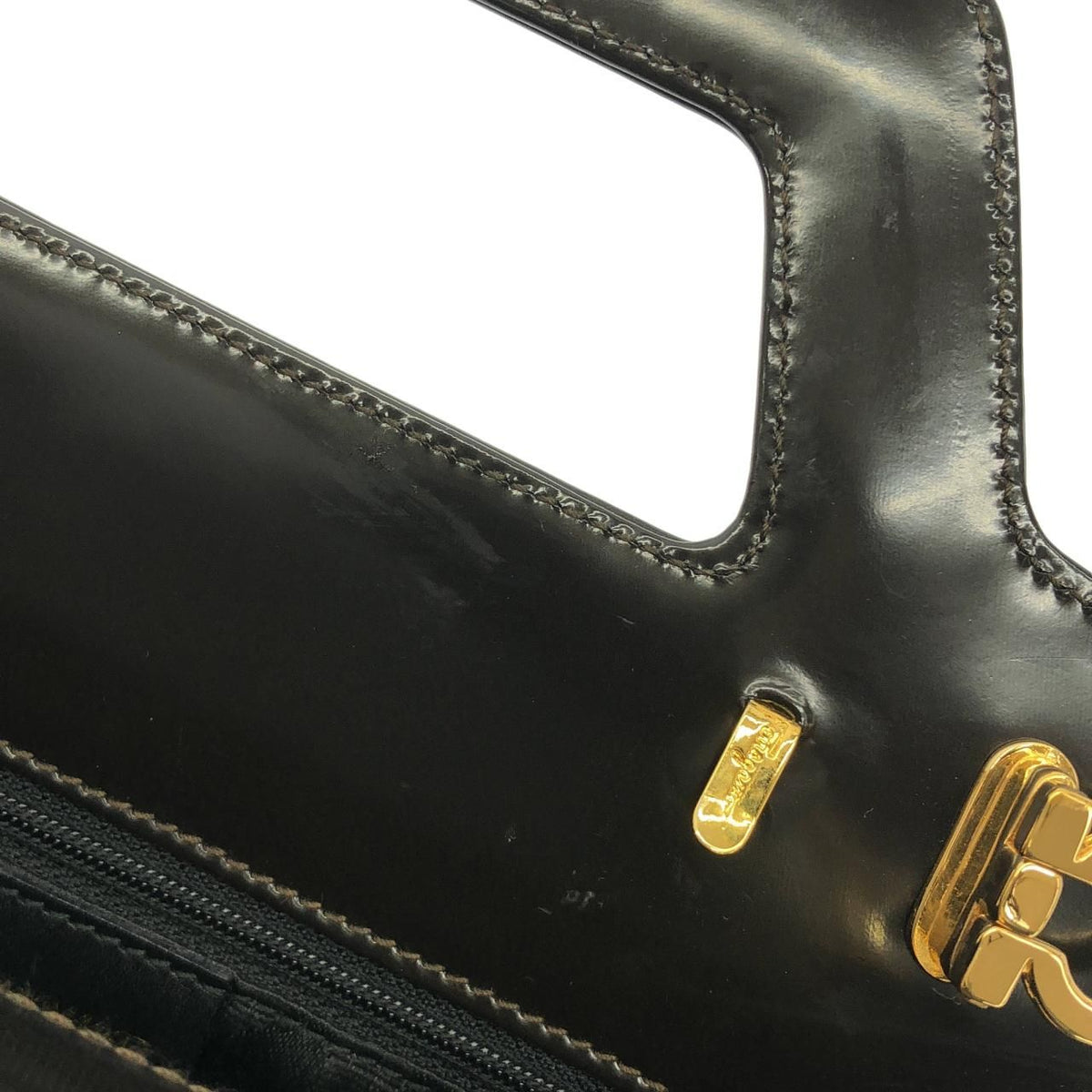 Salvatore Ferragamo Leather Shoulder Bag