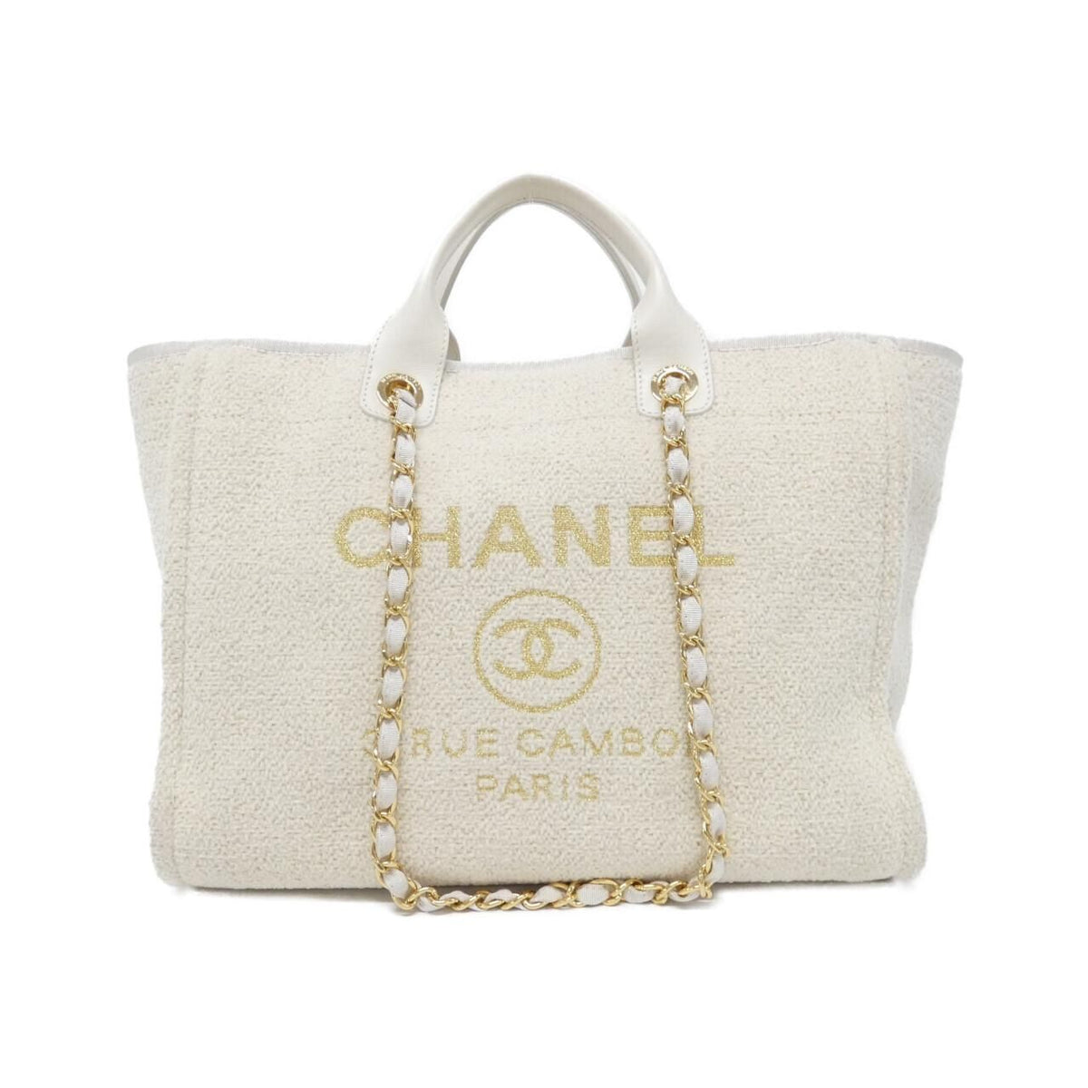 Chanel Deauville Tweed Bag