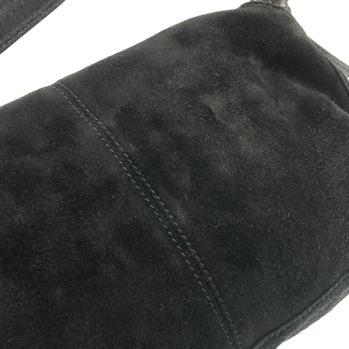 Fendi Baguette Suede Shoulder Bag