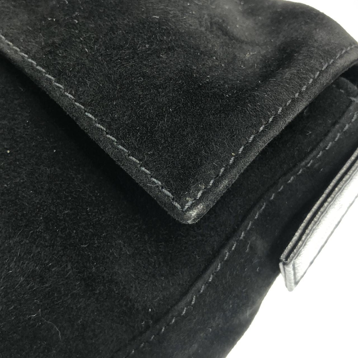Fendi Baguette Suede Shoulder Bag