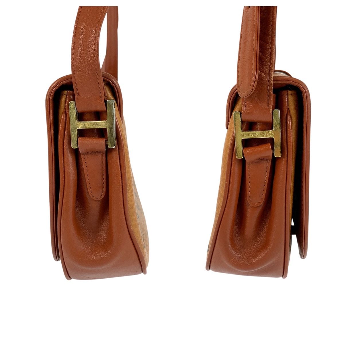 MCM Visetos Leather Shoulder Bag