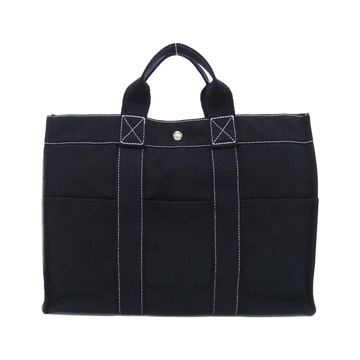 Hermes Deauville MM Canvas Bag