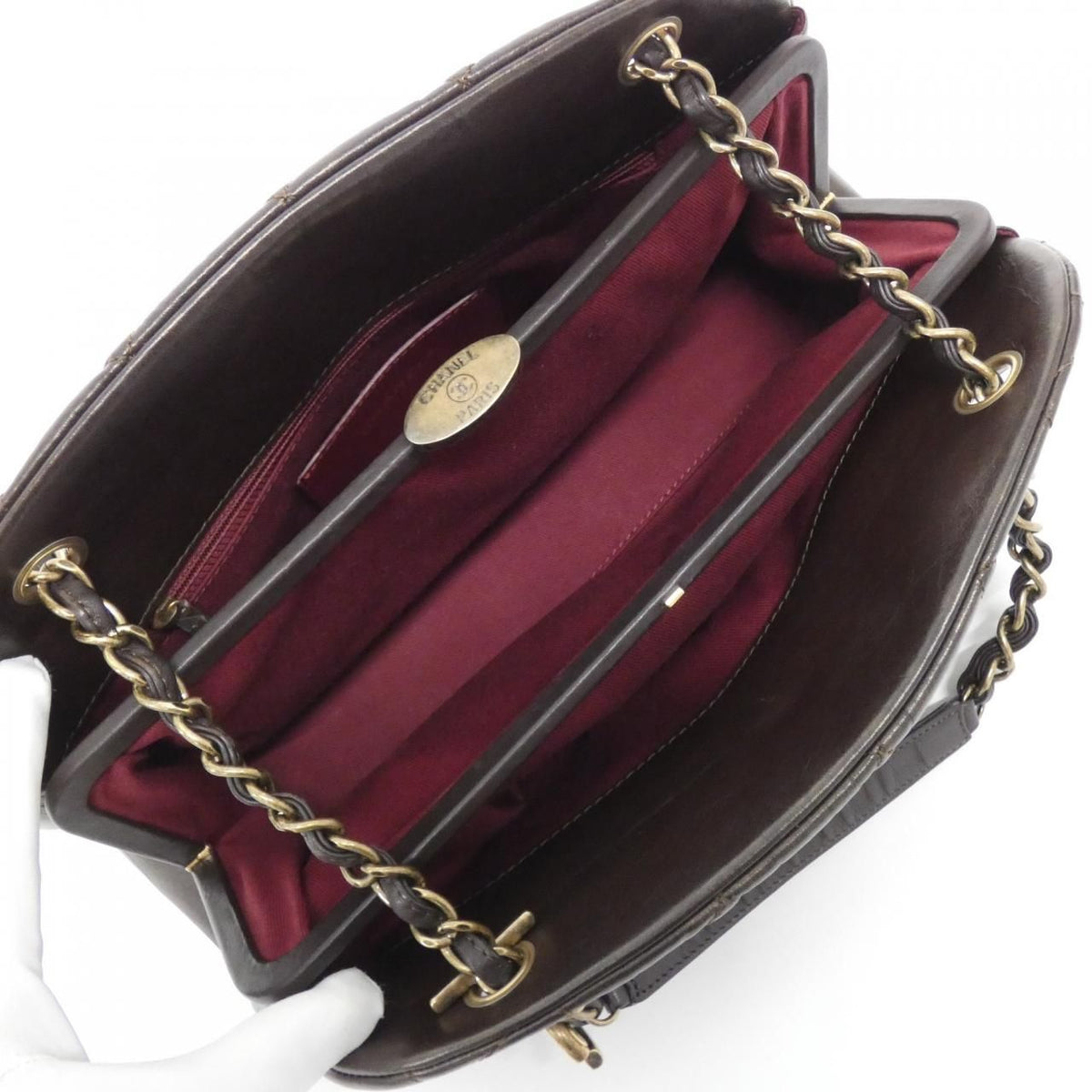 Chanel Mademoiselle Line Calf Shoulder Bag