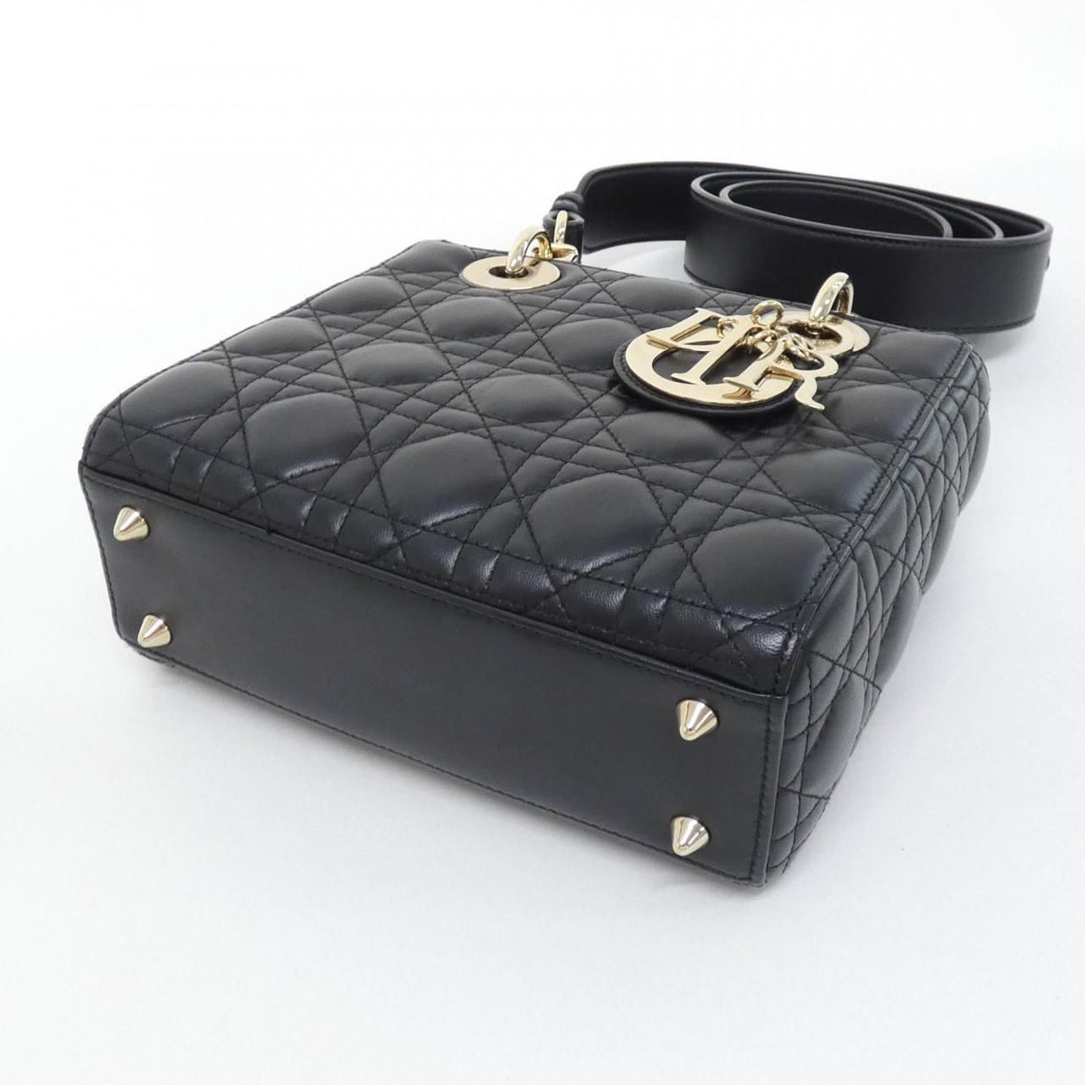 Christian Dior MY ABCDIOR Lady Dior Small Lambskin Shoulder Bag