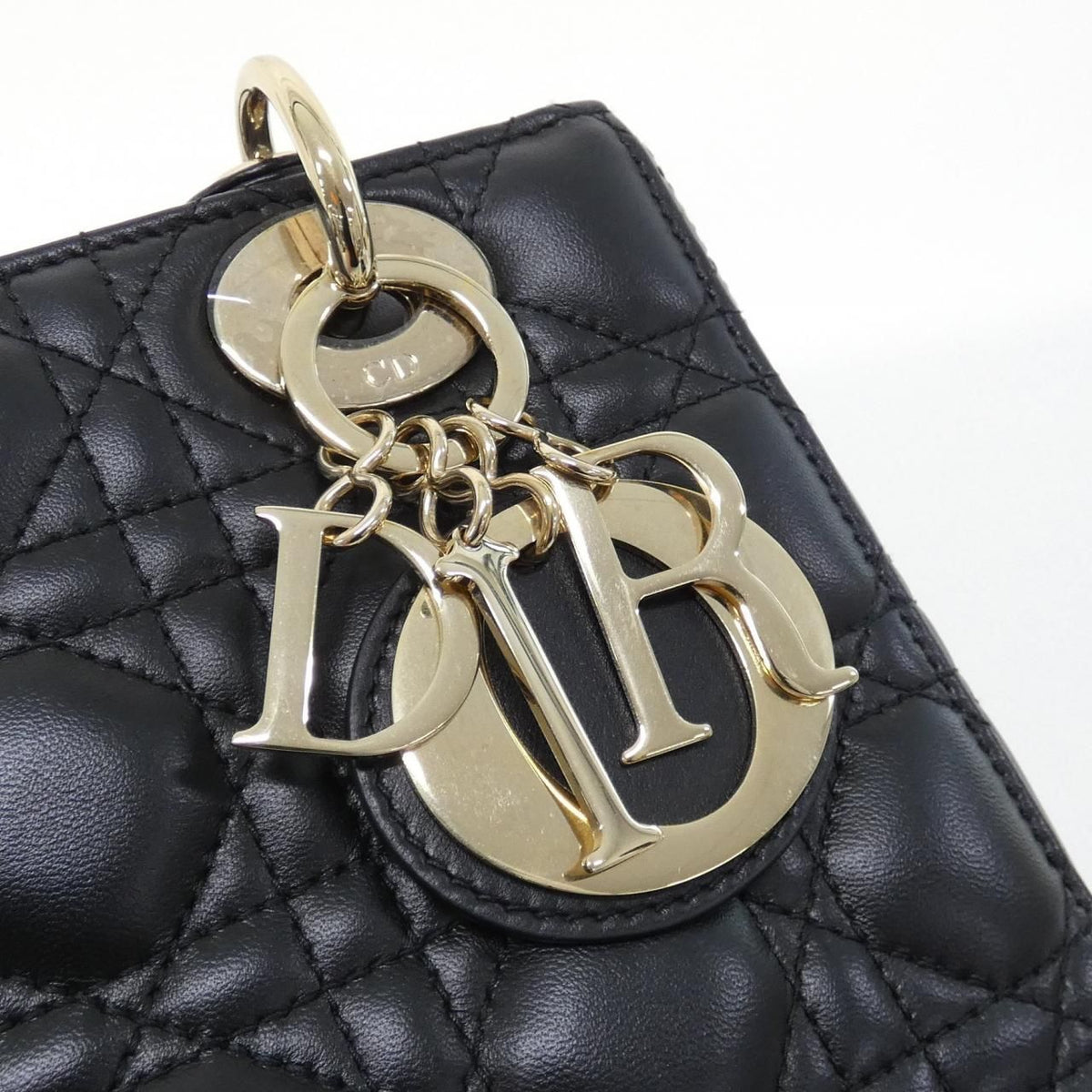 Christian Dior MY ABCDIOR Lady Dior Small Lambskin Shoulder Bag