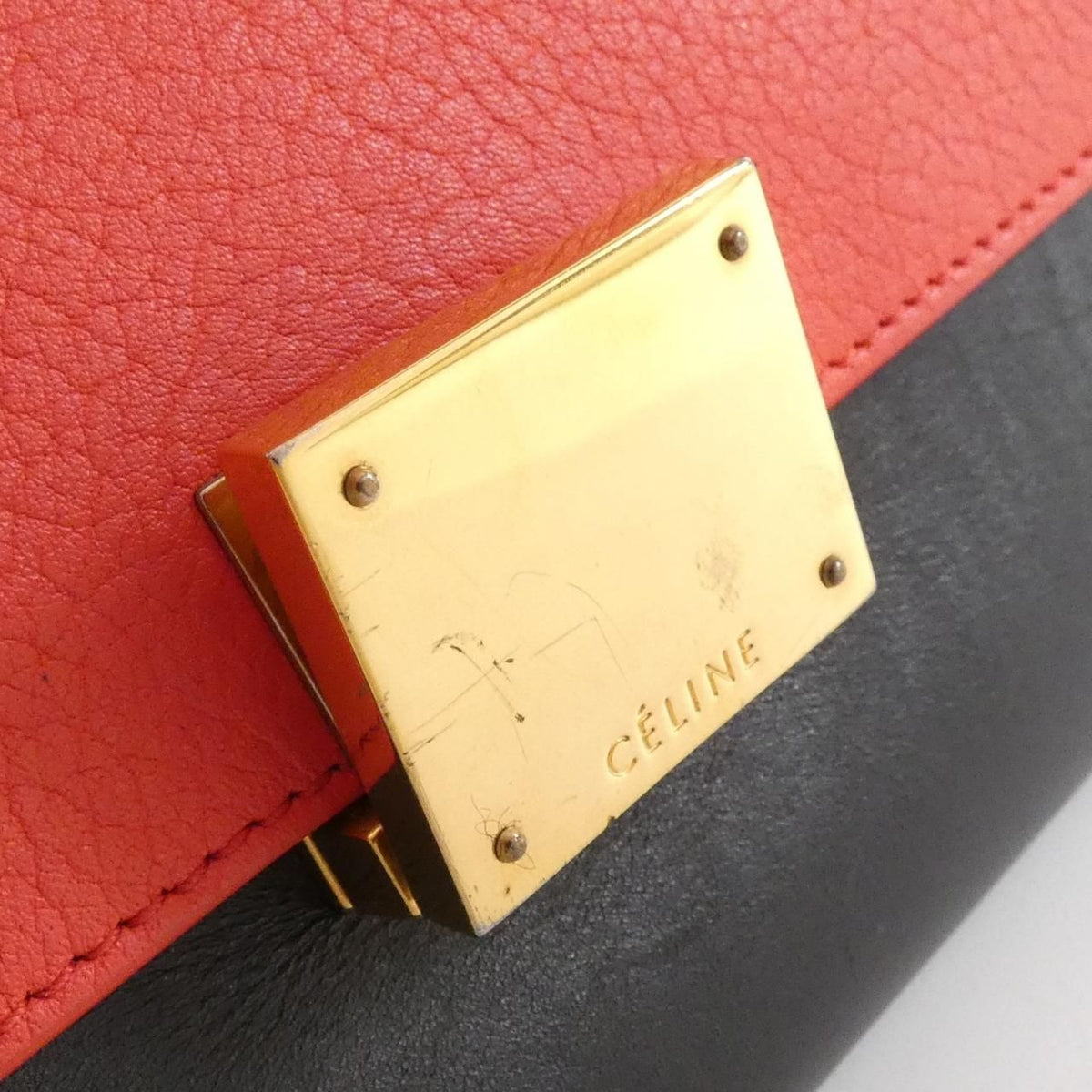 Celine Small Trapeze Leather Bag