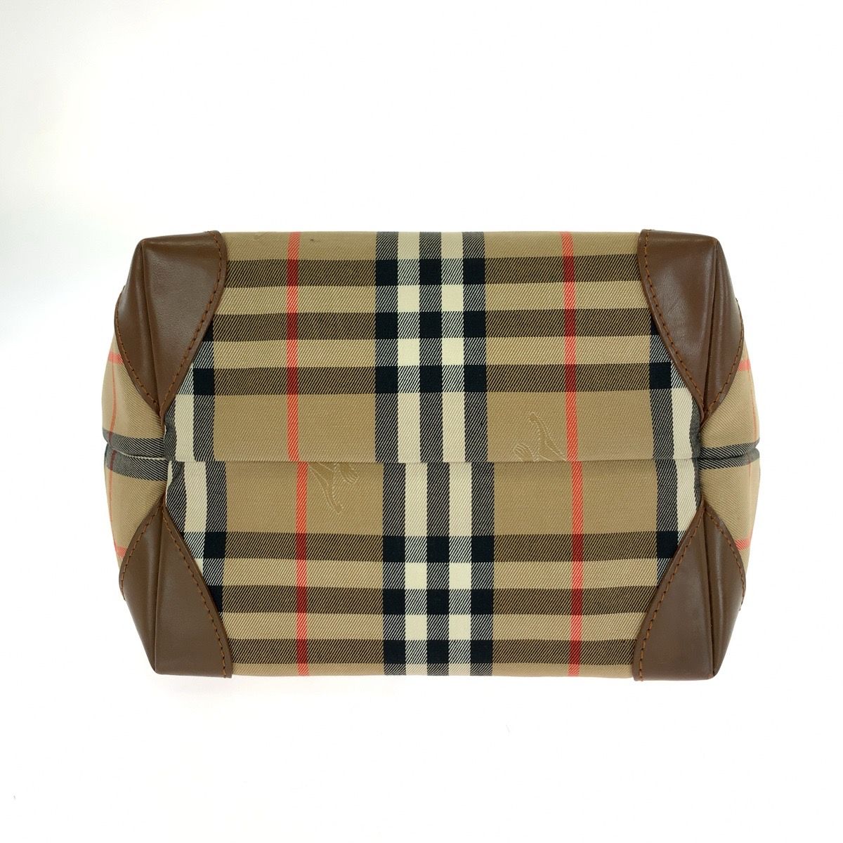 Burberry Canvas Leather Tote Bag