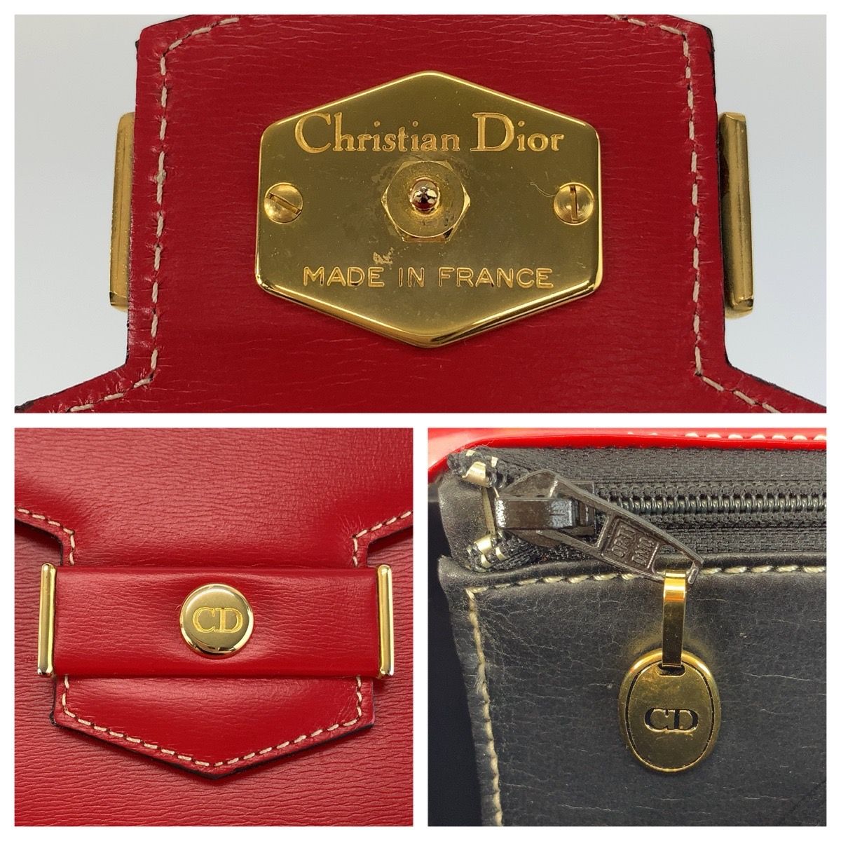 Christian Dior Leather 2way Bag