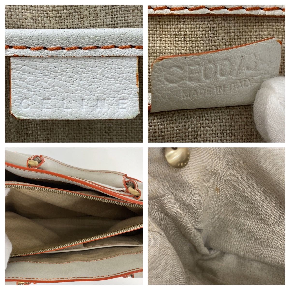 Celine Boogie Bag Leather Tote Bag