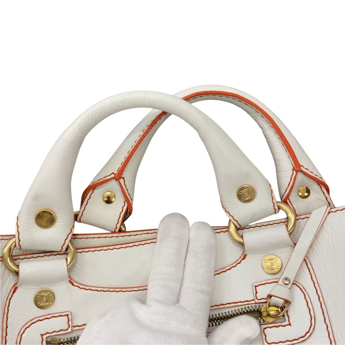 Celine Boogie Bag Leather Tote Bag