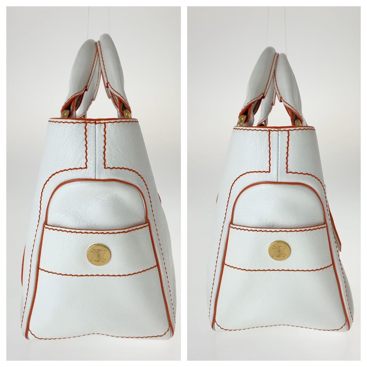 Celine Boogie Bag Leather Tote Bag