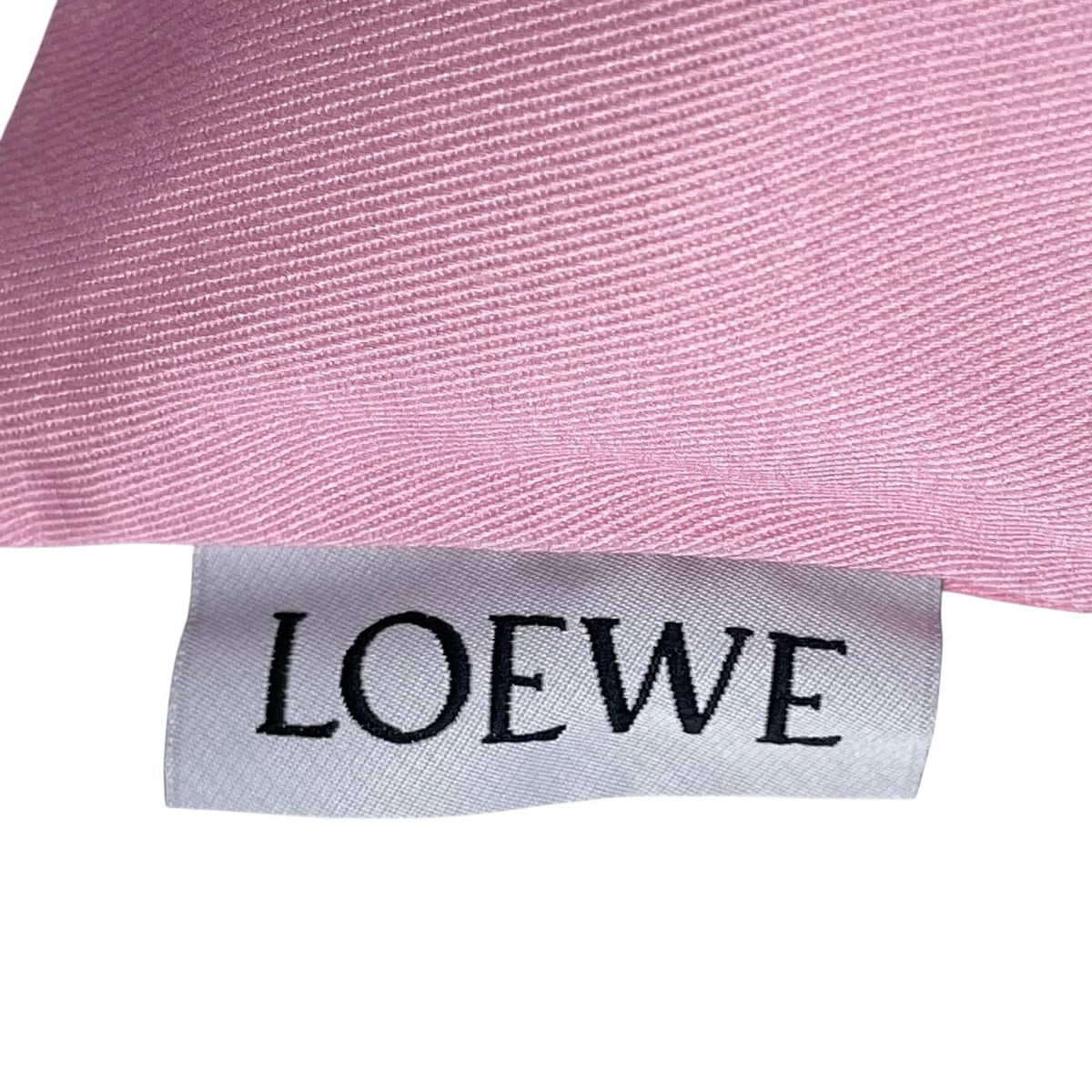 Loewe Pouch Drawstring Logo Patch Stripe Pattern Drawstring Bag