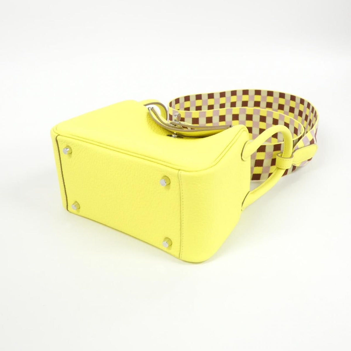 Hermes MAXI QUADRILLE Lindy Mini Clemence Shoulder Bag
