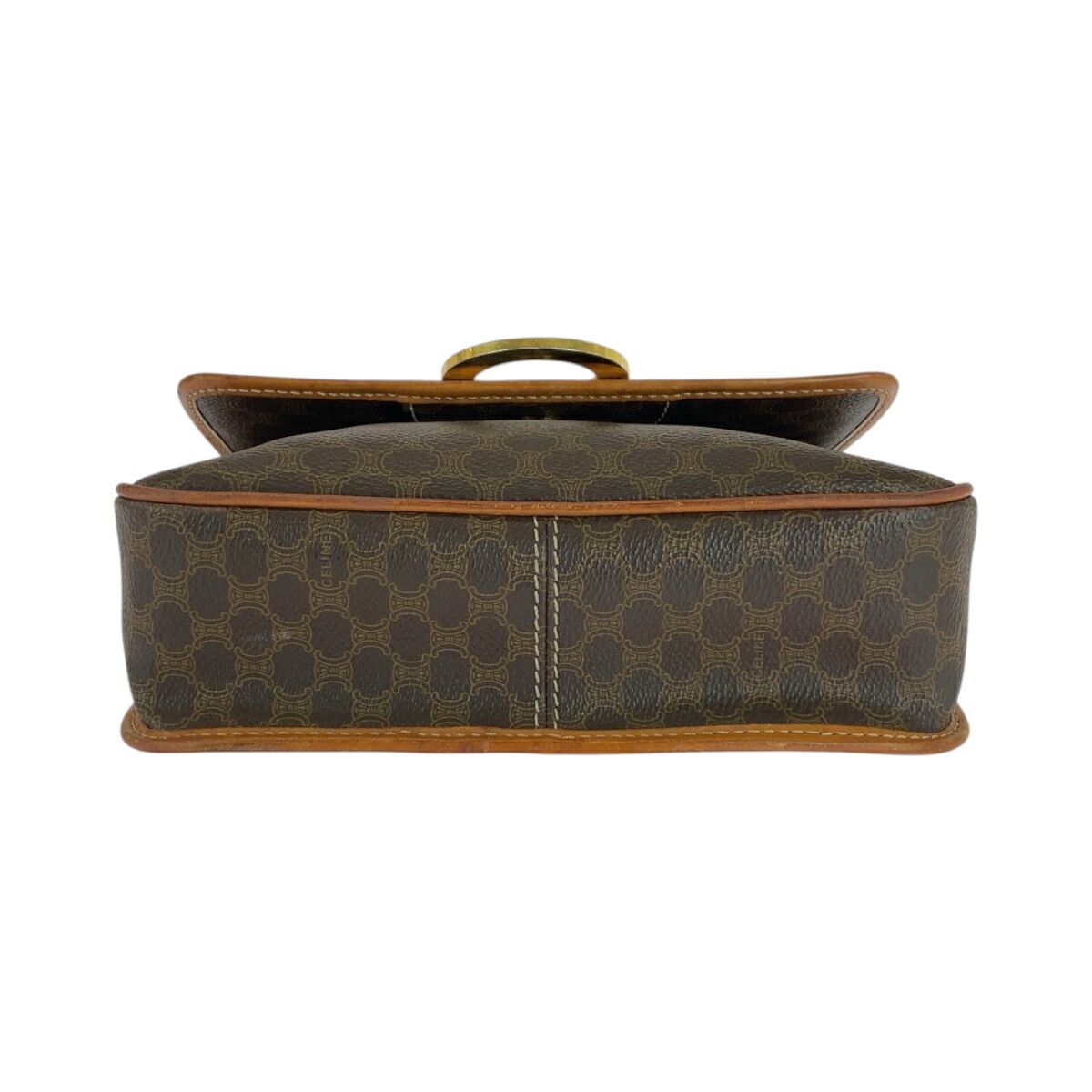Celine Macadam Circle Logo PVC Shoulder Bag