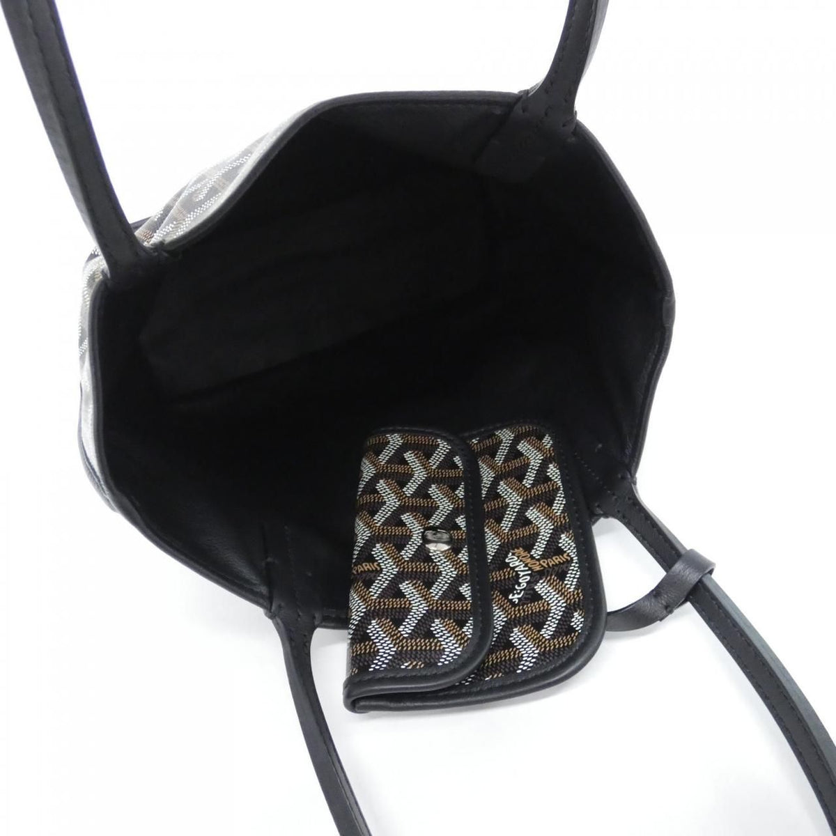 Goyard Anjou Mini Coated Canvas Leather Bag