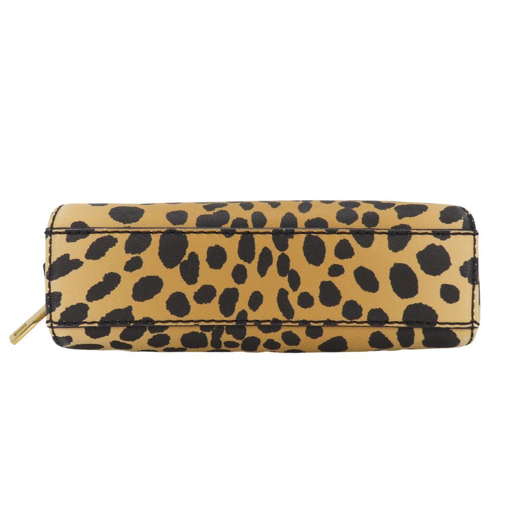 MARC JACOBS Leopard Leather Shoulder Bag