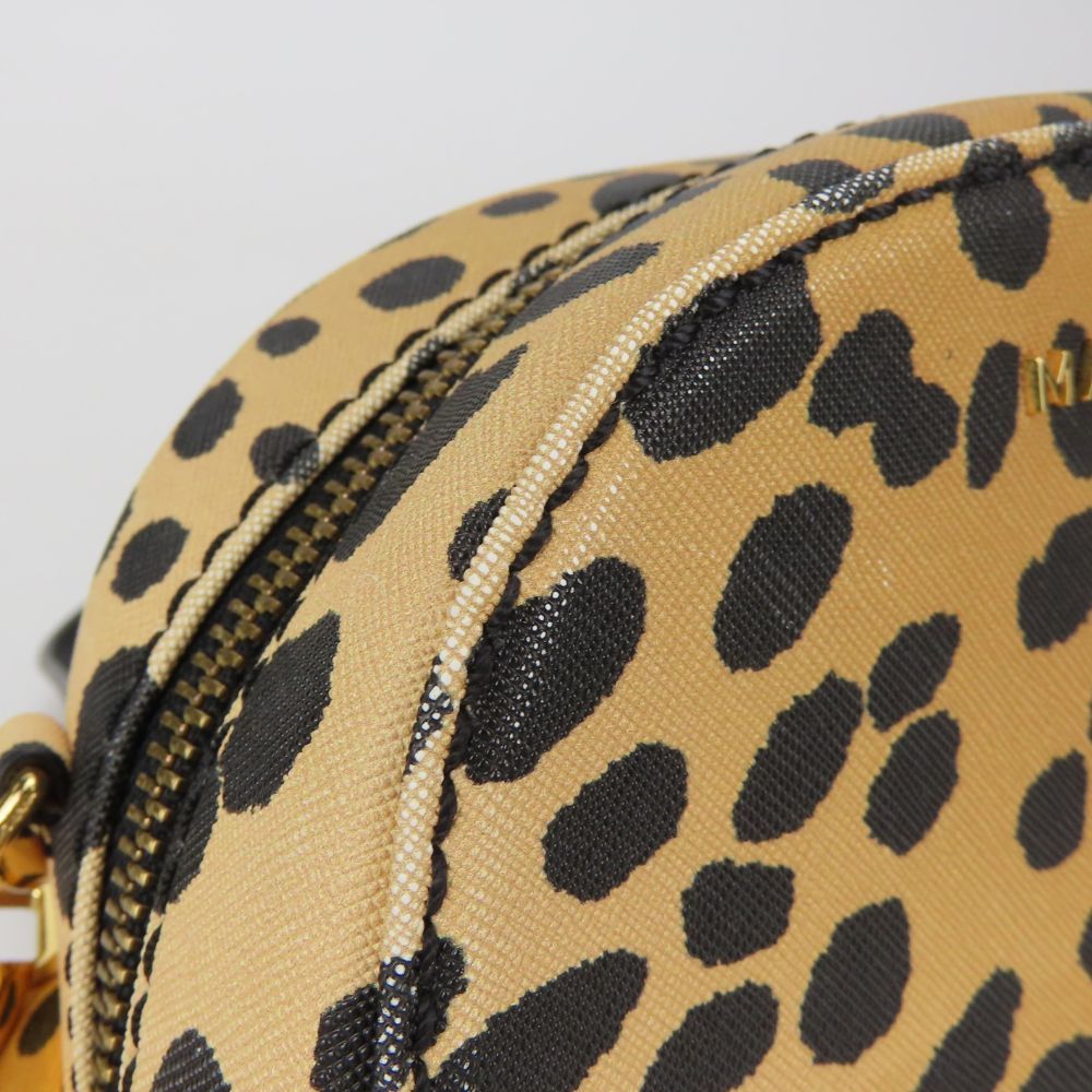 MARC JACOBS Leopard Leather Shoulder Bag