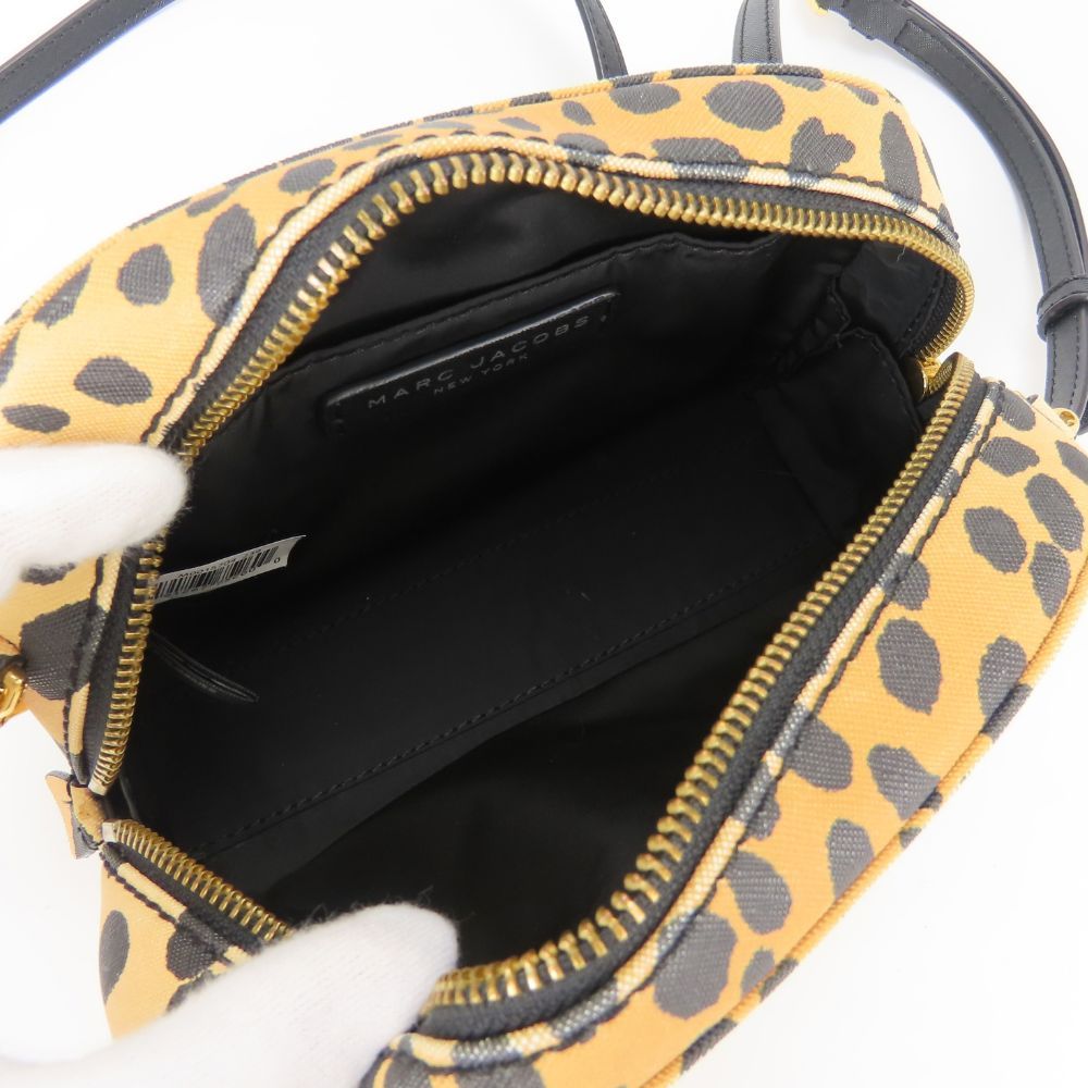 MARC JACOBS Leopard Leather Shoulder Bag