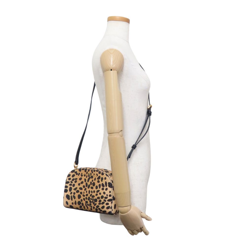 MARC JACOBS Leopard Leather Shoulder Bag