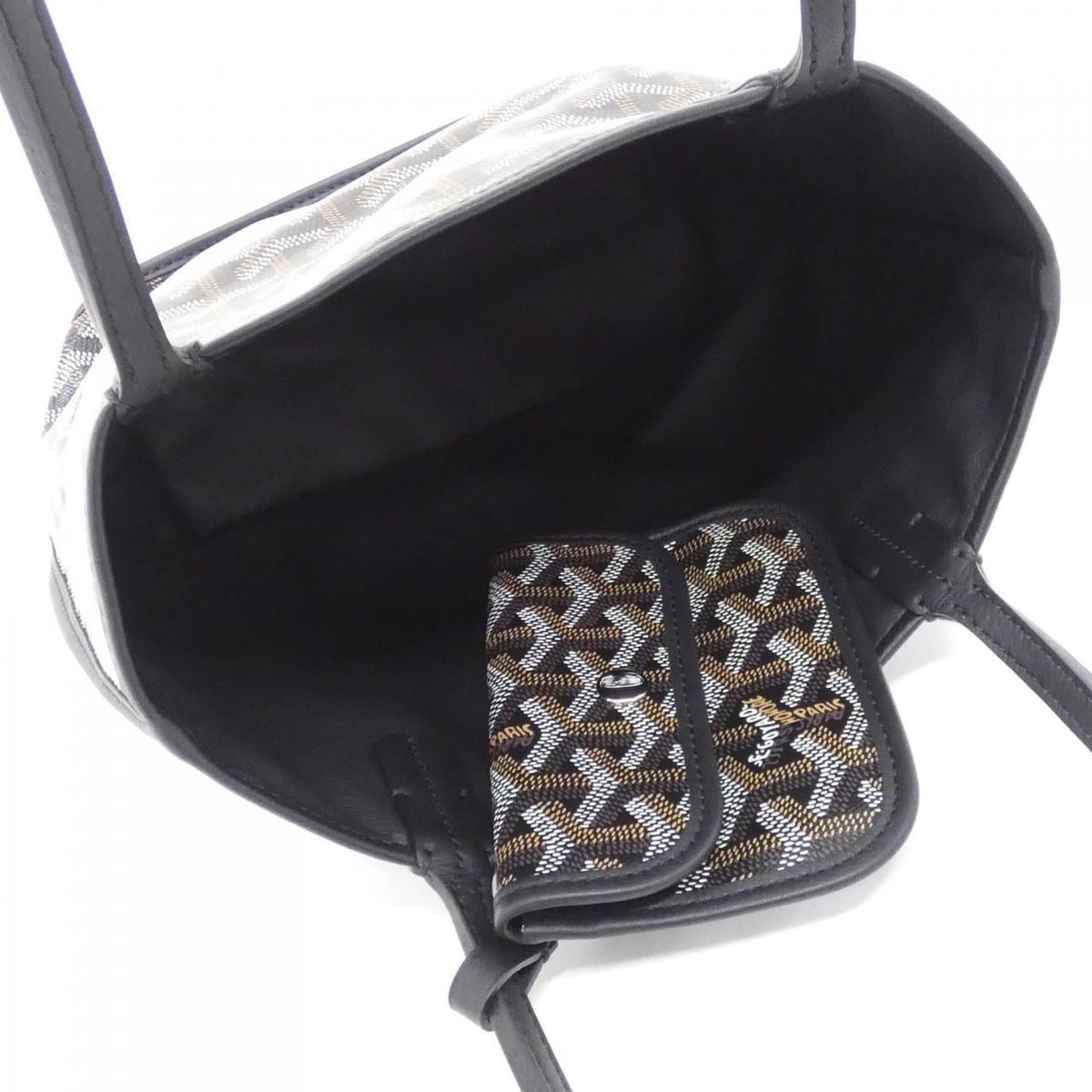 Goyard Anjou Mini Coated Canvas Leather Bag
