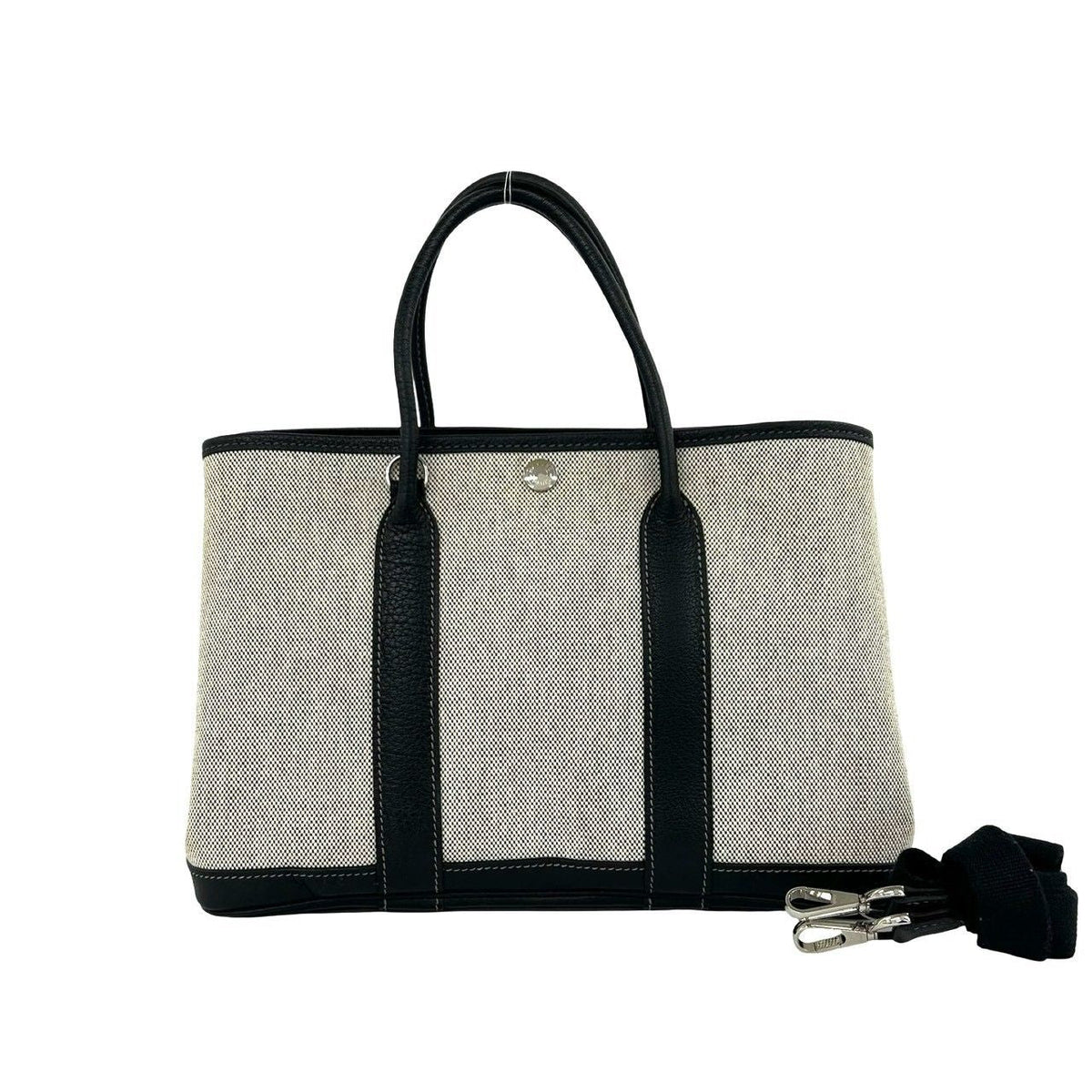 Hermes Garden Party TPM Toile H Canvas Buffalo 2way bag