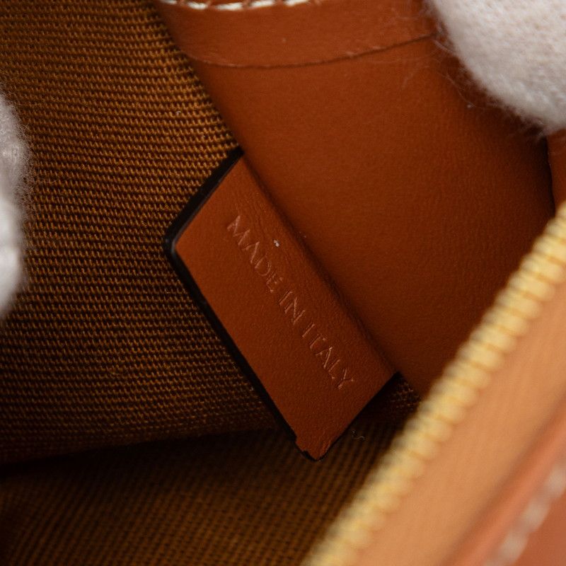Celine Triomphe Small Cosmetic Pouch PVC Leather Pouch