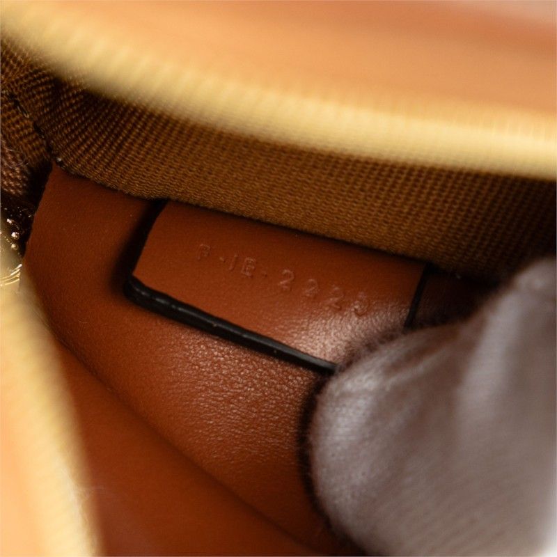 Celine Triomphe Small Cosmetic Pouch PVC Leather Pouch