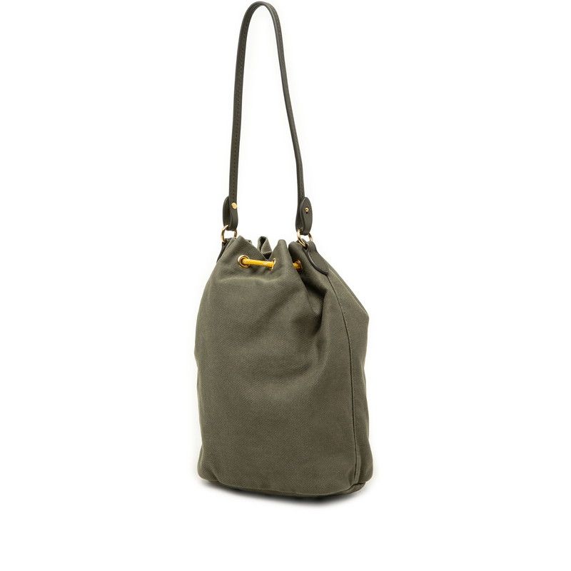 Miu Miu Canvas Leather 2way Bag