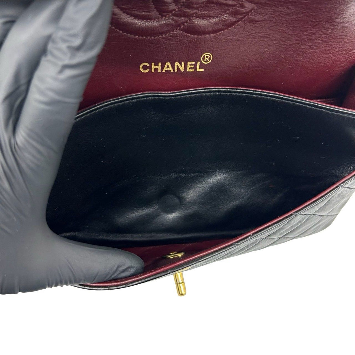 CHANEL Matelasse Lambskin Shoulder Bag