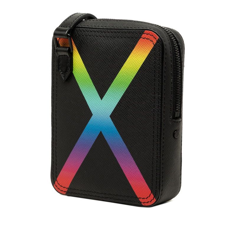 Louis Vuitton Danube Messenger Taiga Rainbow Shoulder Bag