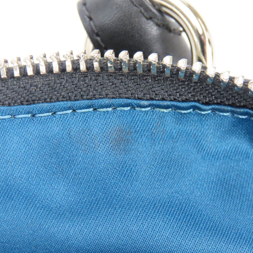 COACH Gathered Nylon Leather Handbag