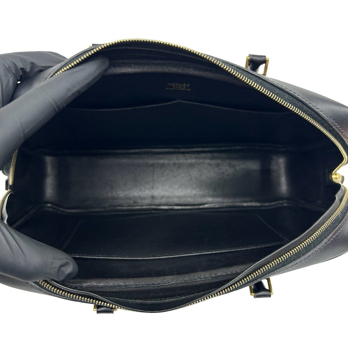 Hermes Plume Elan28 Box Calf Handbag