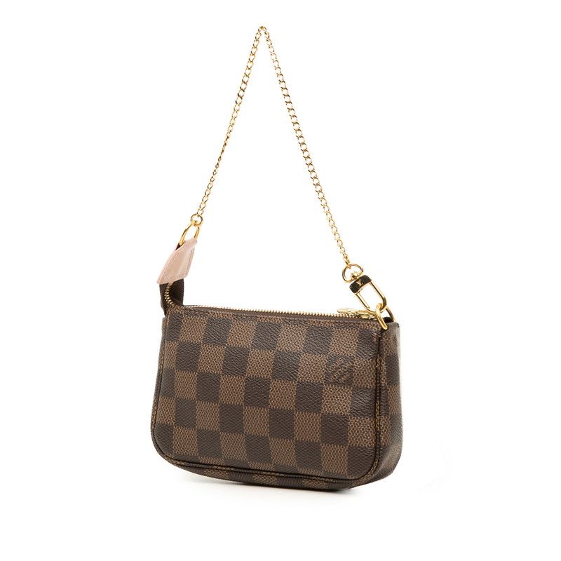 Louis Vuitton Vivienne Mini Pochette Accessoires Damier PVC Leather Bag