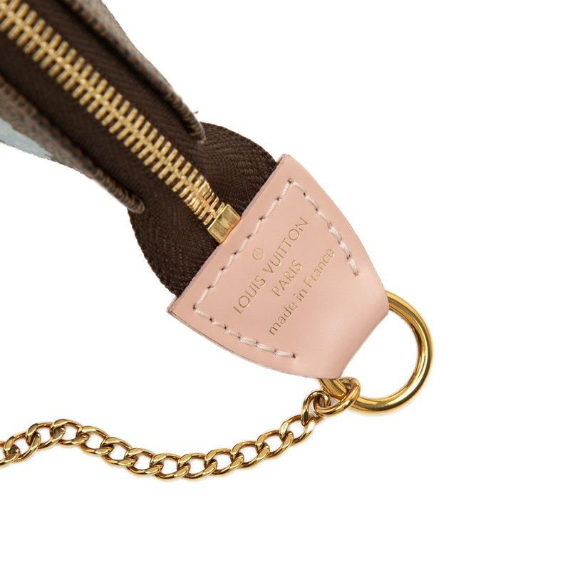 Louis Vuitton Vivienne Mini Pochette Accessoires Damier PVC Leather Bag