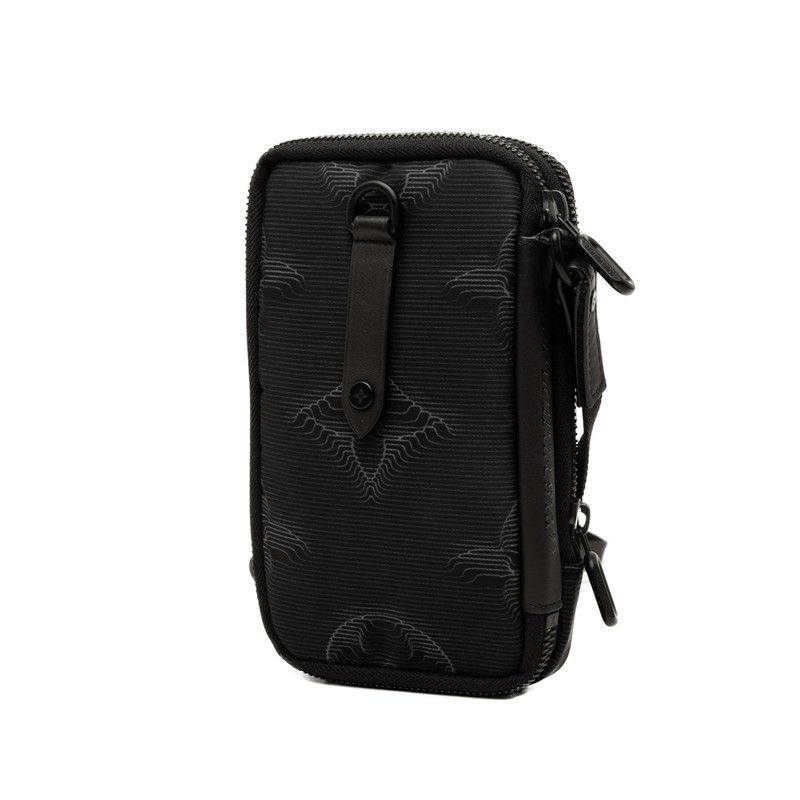 Louis Vuitton 3D Monogram Double Phone Pouch Nylon Shoulder Bag