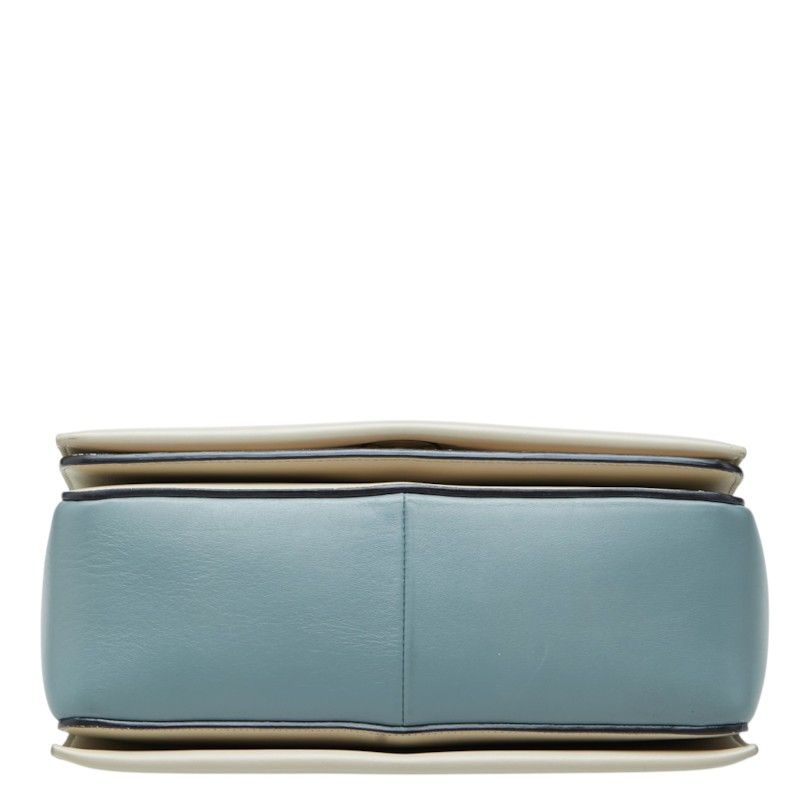 CELINE Frame Medium Leather Shoulder Bag
