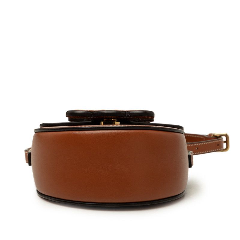 CELINE Triomphe Mini Buzas Cuir Leather Shoulder Bag