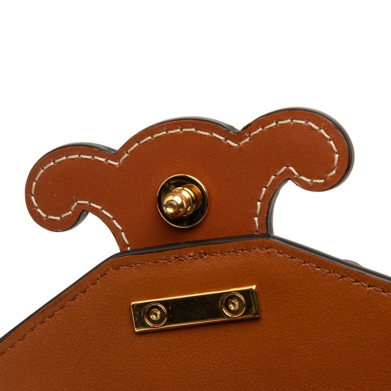 CELINE Triomphe Mini Buzas Cuir Leather Shoulder Bag