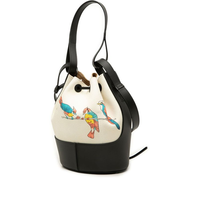 Loewe Anagram Balloon Bag Leather Shoulder Bag